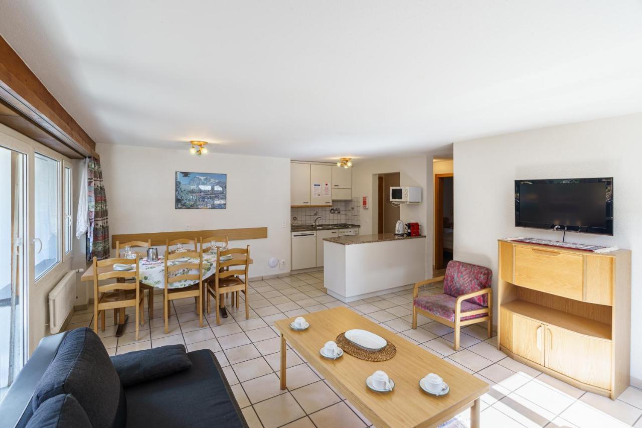 Apartmán Haus Alfa Saas Fee Exteriér fotografie
