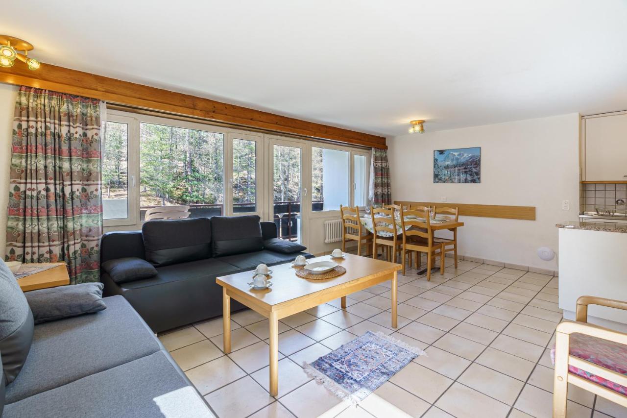 Apartmán Haus Alfa Saas Fee Exteriér fotografie