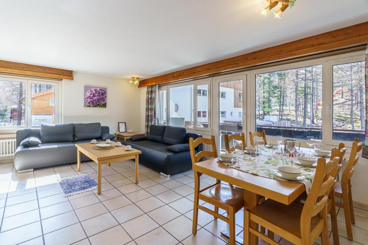 Apartmán Haus Alfa Saas Fee Exteriér fotografie