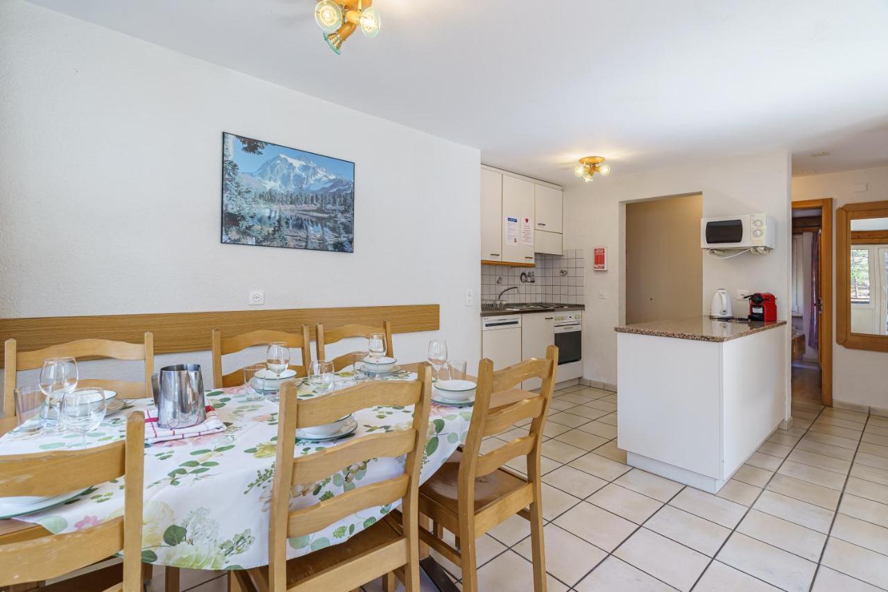 Apartmán Haus Alfa Saas Fee Exteriér fotografie