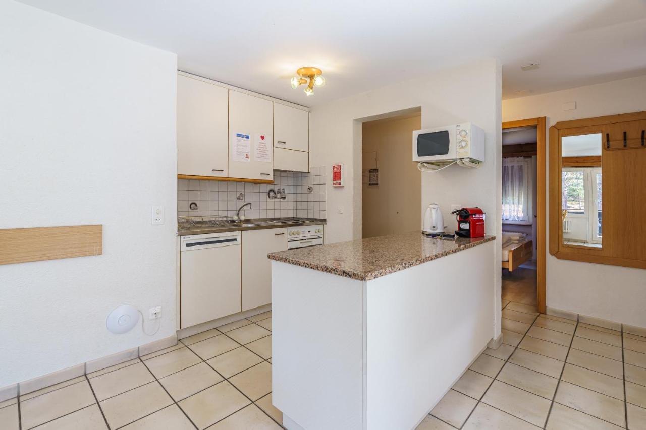 Apartmán Haus Alfa Saas Fee Exteriér fotografie