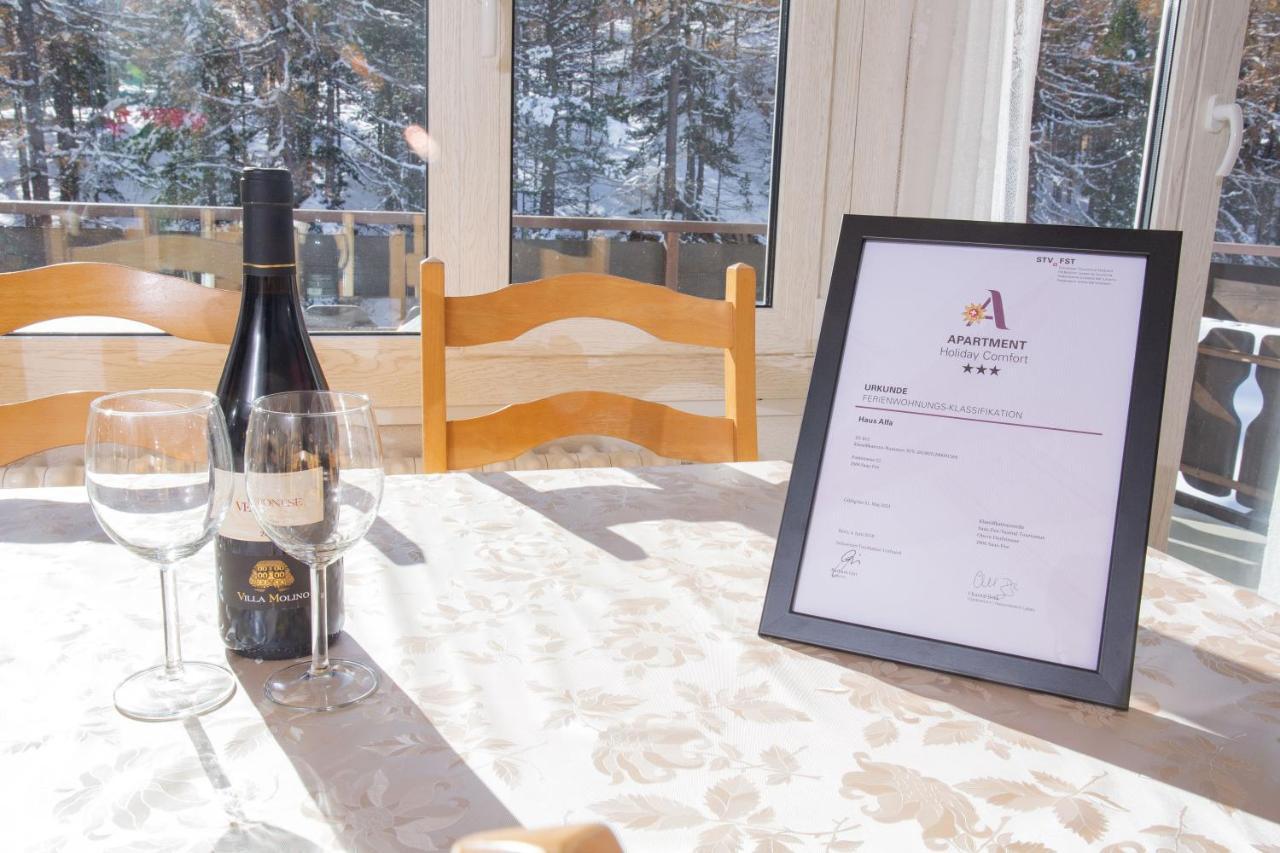 Apartmán Haus Alfa Saas Fee Exteriér fotografie