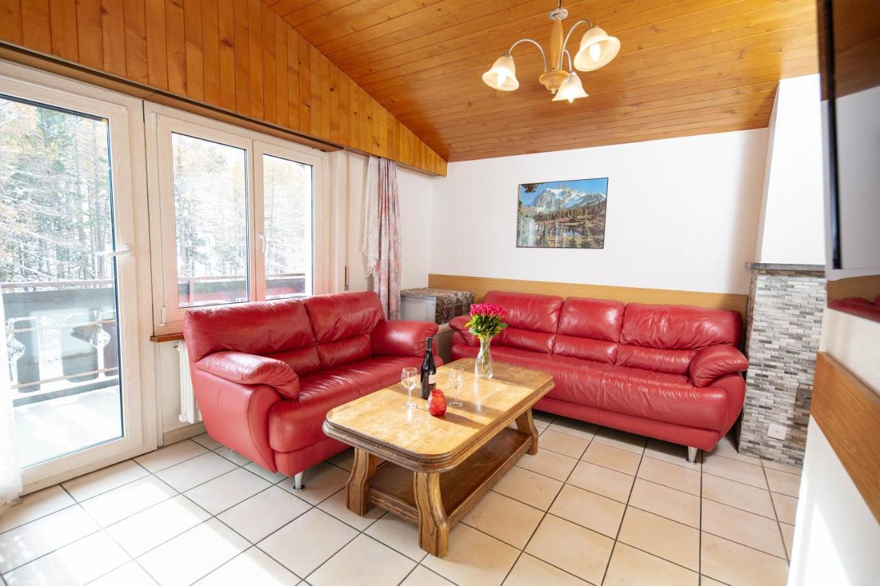 Apartmán Haus Alfa Saas Fee Exteriér fotografie