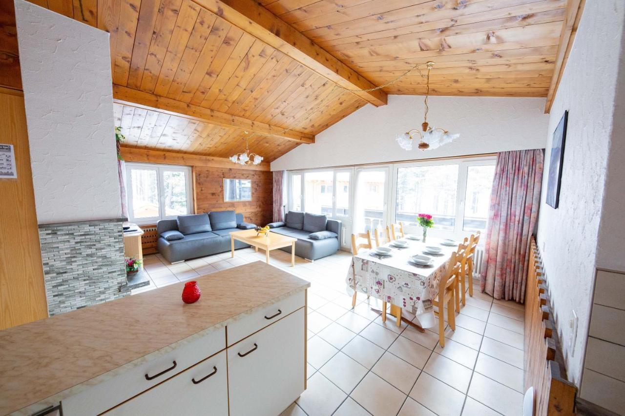 Apartmán Haus Alfa Saas Fee Exteriér fotografie