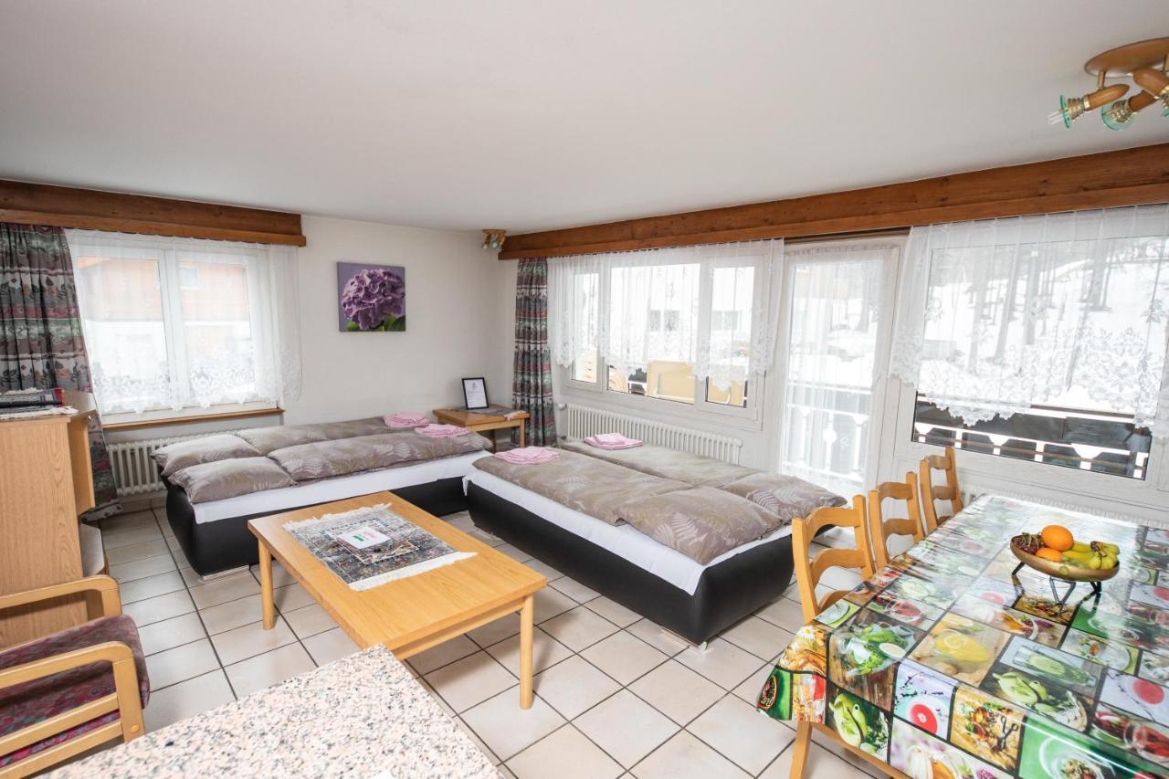 Apartmán Haus Alfa Saas Fee Exteriér fotografie